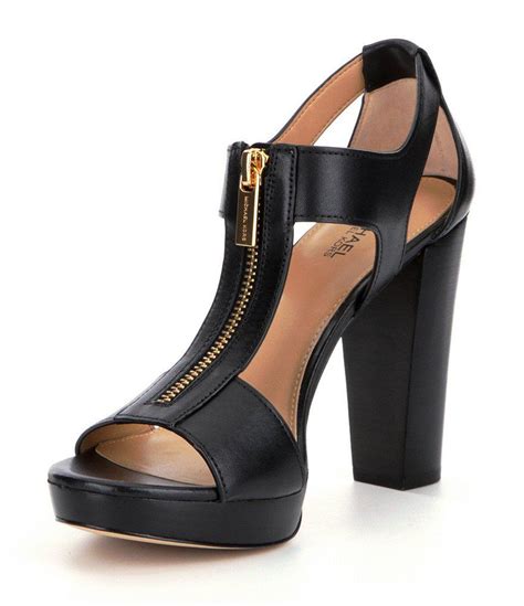 michael kors berkley leather sandal|berkley leather block heel sandal.